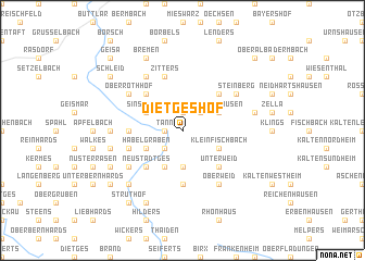 map of Dietgeshof