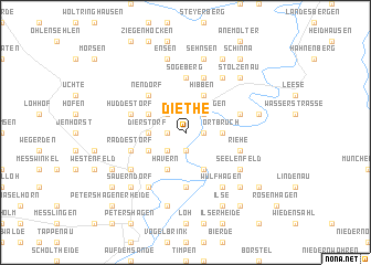 map of Diethe