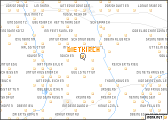 map of Dietkirch