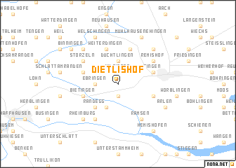 map of Dietlishof