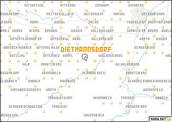 map of Dietmannsdorf