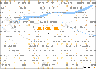 map of Dietraching