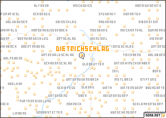 map of Dietrichschlag