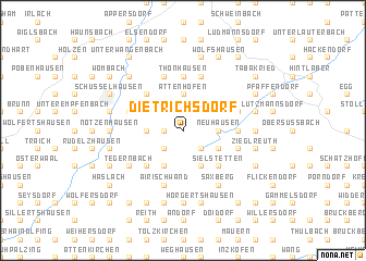 map of Dietrichsdorf