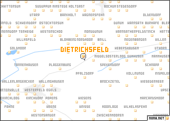 map of Dietrichsfeld