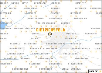 map of Dietrichsfeld