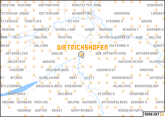 map of Dietrichshofen