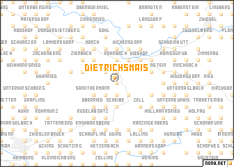 map of Dietrichsmais