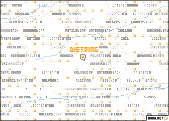 map of Dietring