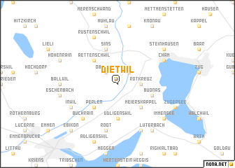 map of Dietwil