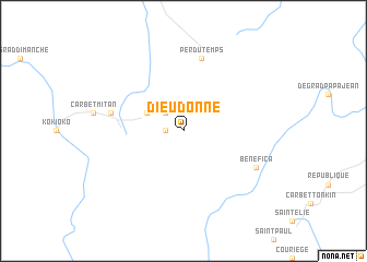 map of Dieudonné