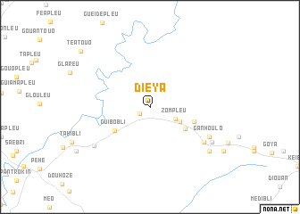 map of Dieya