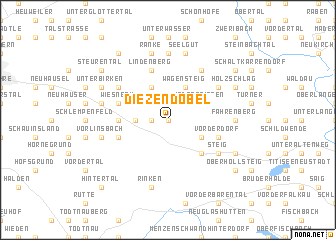 map of Diezendobel