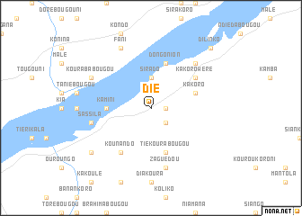 map of Diè