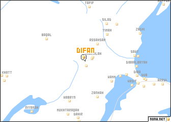 map of Difān