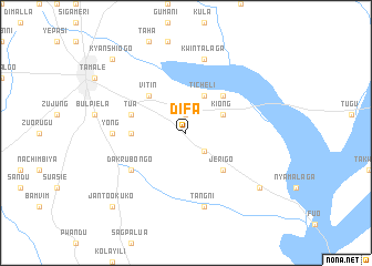 map of Difa