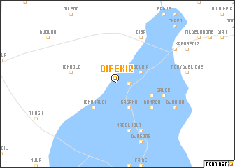 map of Difekir