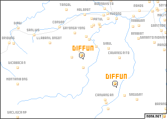 map of Diffun