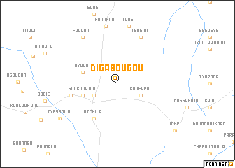 map of Digabougou