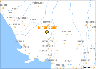 map of Digacapan