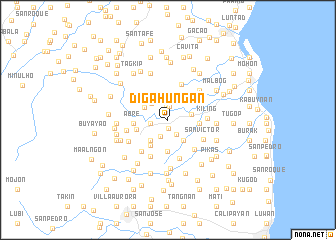 map of Digahungan