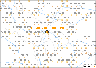 map of Digakane Number 1