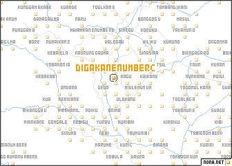 map of Digakane Number 2