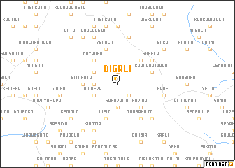 map of Digali