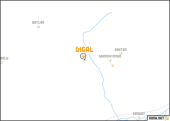 map of Dīgal