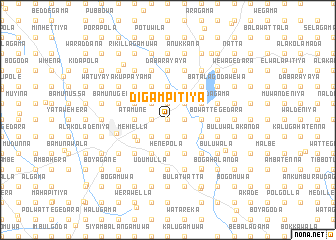 map of Digampitiya