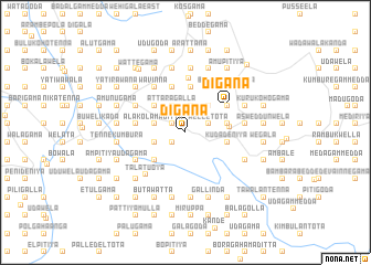 map of Digana