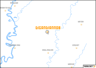 map of Digandiannob