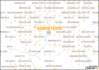 map of Diganetenna