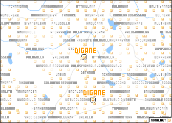 map of Digane