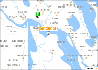 map of Digangali