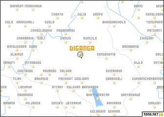 map of Diganga