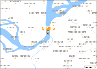 map of Digang