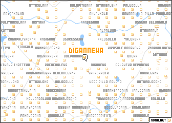 map of Digannewa