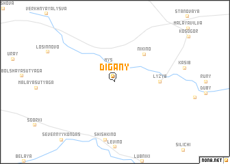 map of Digany
