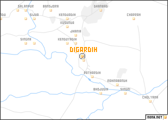 map of Digārdih