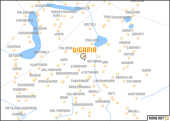 map of Digāria