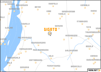 map of Digato