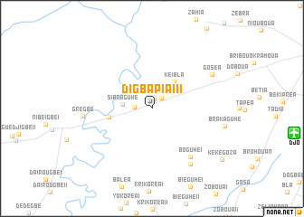 map of Digbapia III