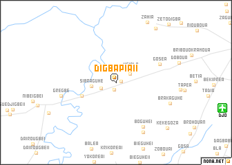 map of Digbapia II