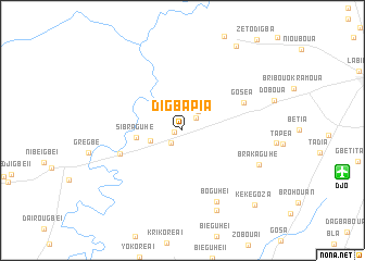 map of Digbapia