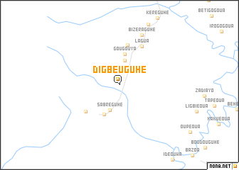 map of Digbeuguhé