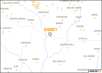 map of Digbey