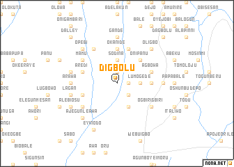 map of Digbolu