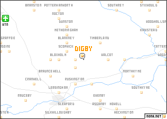 map of Digby