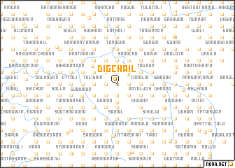 map of Digchāil